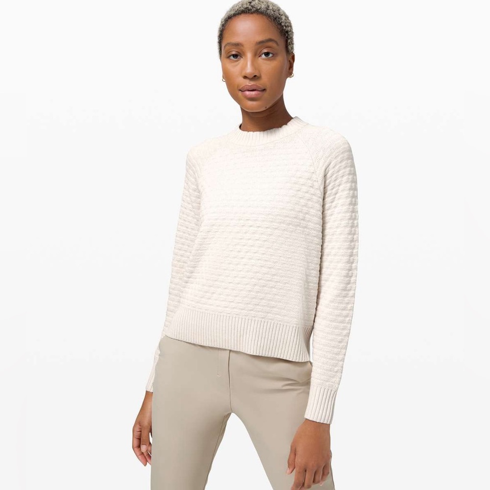 Lululemon Texture Play Crew Neck Sweater